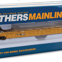NSC 3-Unit 53' Drawbar-connected Well Car - Ready-to-Run -- TTX 620545 (black logo, white conspicuity stripes)