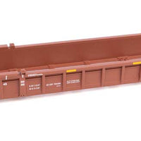 NSC Articulated 3-Unit 53' Well Car - Ready to Run -- Canadian National GTW #676004 (brown, white)