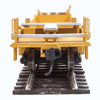 Thrall Rebuilt 40' Well Car - Ready to Run -- Trailer-Train DTTX #745431 (yellow, black; Black & White Logo)