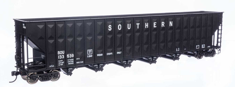 Greenville 7,000 Cubic Foot Wood Chip Hopper - Ready to Run -- Southern #133539 (black)-1