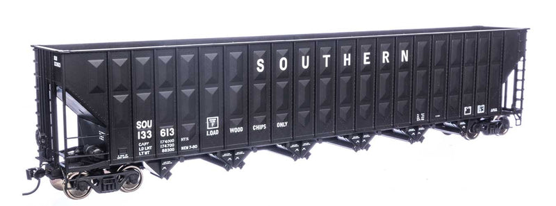 Greenville 7,000 Cubic Foot Wood Chip Hopper - Ready to Run -- Southern #133613 (black)-1