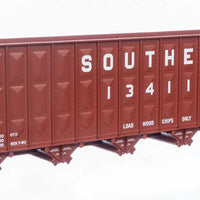Greenville 7,000 Cubic Foot Wood Chip Hopper - Ready to Run -- Southern #134115 (brown)