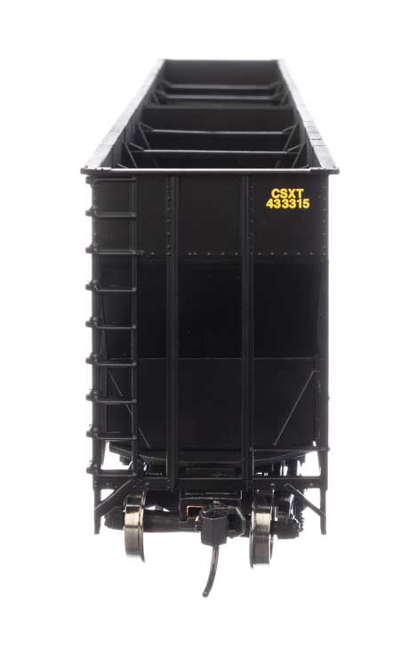 73' Greenville 7,000 Cubic Foot Wood Chip Hopper - Ready to Run -- CSX #433315-4