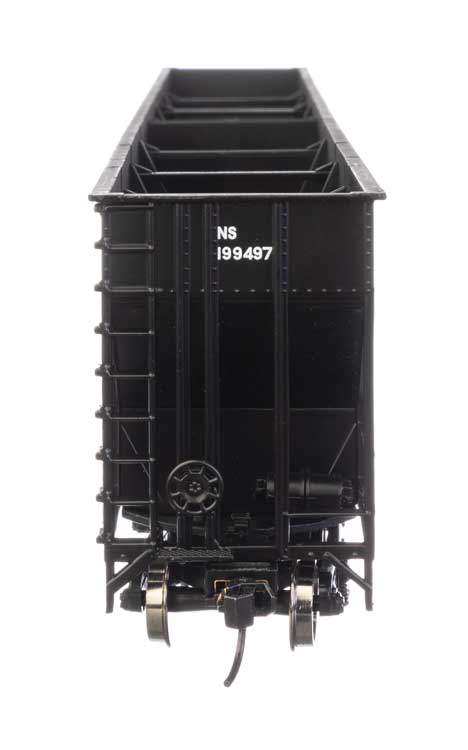 73' Greenville 7,000 Cubic Foot Wood Chip Hopper - Ready to Run -- Norfolk Southern #199497-3
