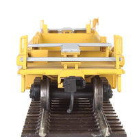 Thrall Rebuilt 40' Well Car - Ready to Run -- TTX DTTX #53298 (yellow, black, large red TTX Forward Thinking logo, yellow