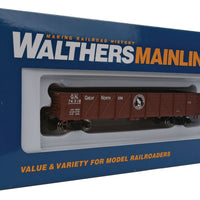 40' 50-Ton Drop-Bottom Gondola - Ready to Run -- Great Northern #74318 (Boxcar Red, Rocky Silhouette Logo)