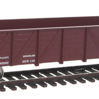 40' 50-Ton Drop-Bottom Gondola - Ready to Run -- Chicago, Burlington & Quincy #188080 (Boxcar Red)
