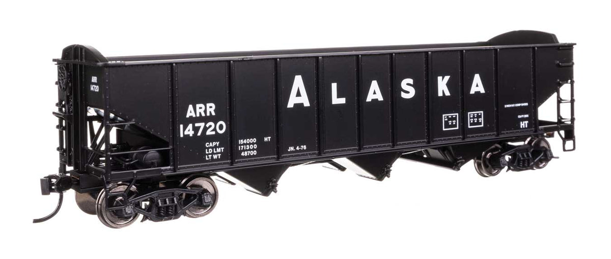 70-Ton AAR 3-Bay Open Hopper - Ready to Run -- Alaska #14720-1