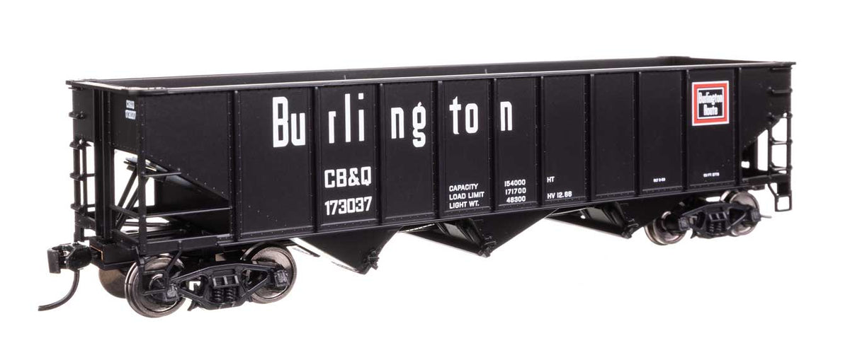 70-Ton AAR 3-Bay Open Hopper - Ready to Run -- Chicago, Burlington & Quincy #173037-2
