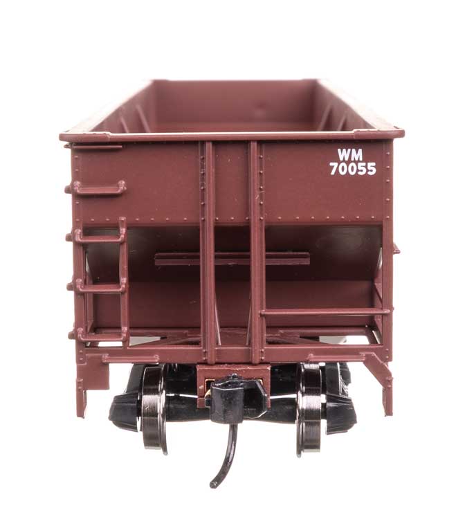 70-Ton AAR 3-Bay Open Hopper - Ready to Run -- Western Maryland #70055-4