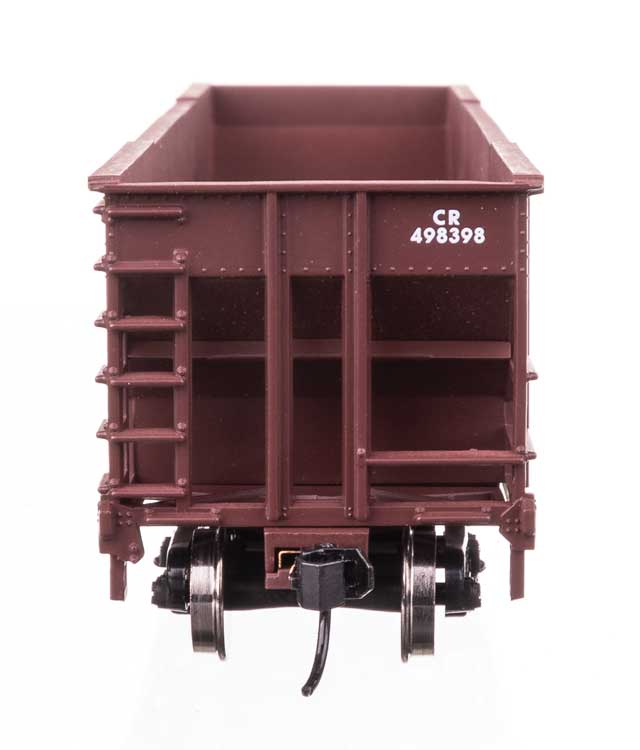 50' 100-Ton 4-Bay Hopper - Ready to Run -- Conrail #498398-4