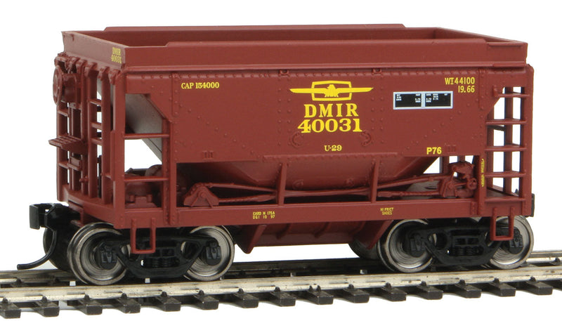 24' Minnesota Taconite Ore Car 4-Pack - Ready To Run -- Duluth, Missabe & Iron Range (T-Bird) #40003, 40013, 40026, 40031-1