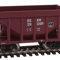 24' Michigan Taconite Ore Car 6-Pack - Ready To Run -- Sault Ste. Marie Bridge Co. WC/SSAM #2371, 2371, 2437, 2493, 2600, 2606