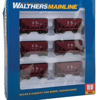 24' Michigan Taconite Ore Car 6-Pack - Ready To Run -- Sault Ste. Marie Bridge Co. WC/SSAM #2371, 2371, 2437, 2493, 2600, 2606