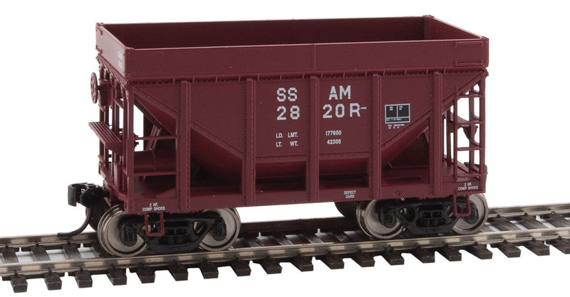 24' Michigan Taconite Ore Car 6-Pack - Ready To Run -- Sault Ste. Marie Bridge Co.WC/SSAM #2387, 2402, 2530, 2539, 2745, 2820-1