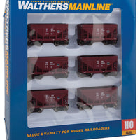 24' Michigan Taconite Ore Car 6-Pack - Ready To Run -- Sault Ste. Marie Bridge Co.WC/SSAM #2387, 2402, 2530, 2539, 2745, 2820