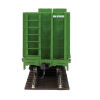 53' GSC Bulkhead Flatcar - Ready to Run -- Burlington Northern #616047 (Cascade Green)