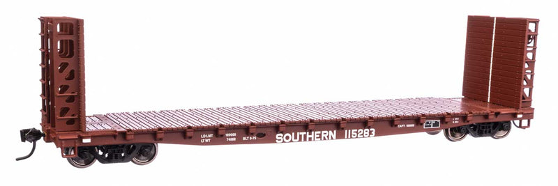 53' GSC Bulkhead Flatcar - Ready to Run -- Southern #115283-1