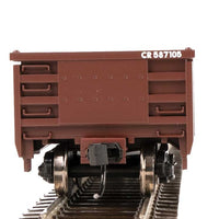 53' Railgon Gondola - Ready To Run -- Conrail #587105 (Boxcar Red, white, Quality Logo)