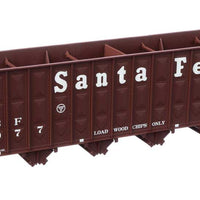 73'3" Greenville 7,000 Cubic Foot Wood Chip Hopper - Ready to Run -- Santa Fe #165077