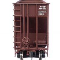73'3" Greenville 7,000 Cubic Foot Wood Chip Hopper - Ready to Run -- Santa Fe #165077