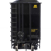 73'3" Greenville 7,000 Cubic Foot Wood Chip Hopper - Ready to Run -- Meridian & Bigbee #2014