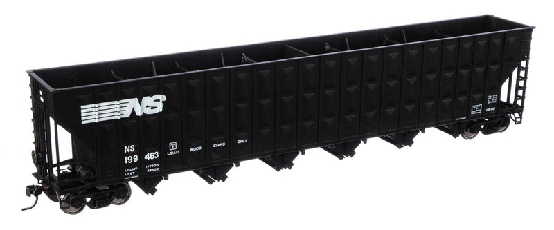 73'3" Greenville 7,000 Cubic Foot Wood Chip Hopper - Ready to Run -- Norfolk Southern #199463-1