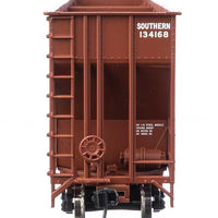 73'3" Greenville 7,000 Cubic Foot Wood Chip Hopper - Ready to Run -- Southern Railway #134168 (brown, white; large name & number)