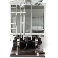 50' Pullman-Standard PS-2 2893 3-Bay Covered Hopper - Ready to Run -- Santa Fe #300790