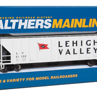 54' Pullman-Standard 4427 CD Covered Hopper - Ready to Run -- Lehigh Valley #51102 (white, black, red; Flag Logo)