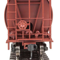 59' Cylindrical Hopper, Trough Hatches - Ready to Run -- Burlington Northern Santa Fe #421781 (oxide, white; Circle-Cross Logo)