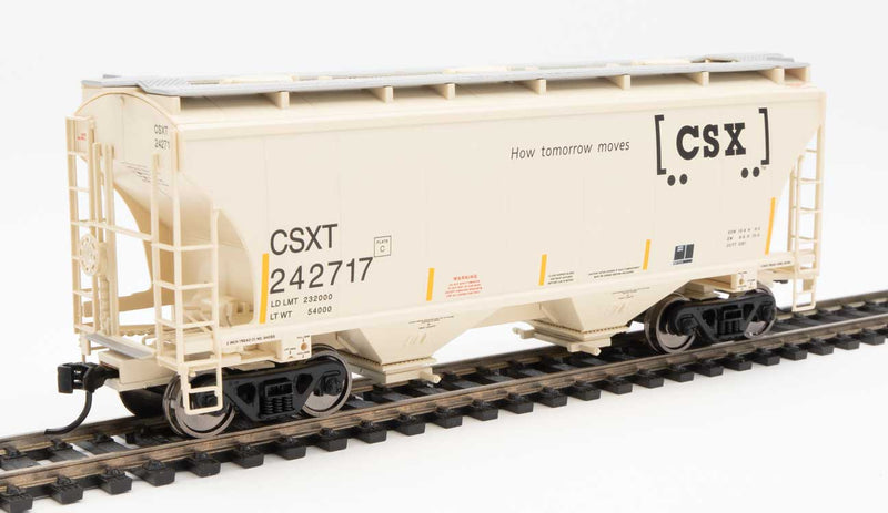 39' Trinity 3281 2-Bay Covered Hopper - Ready to Run -- CSX #242717-1