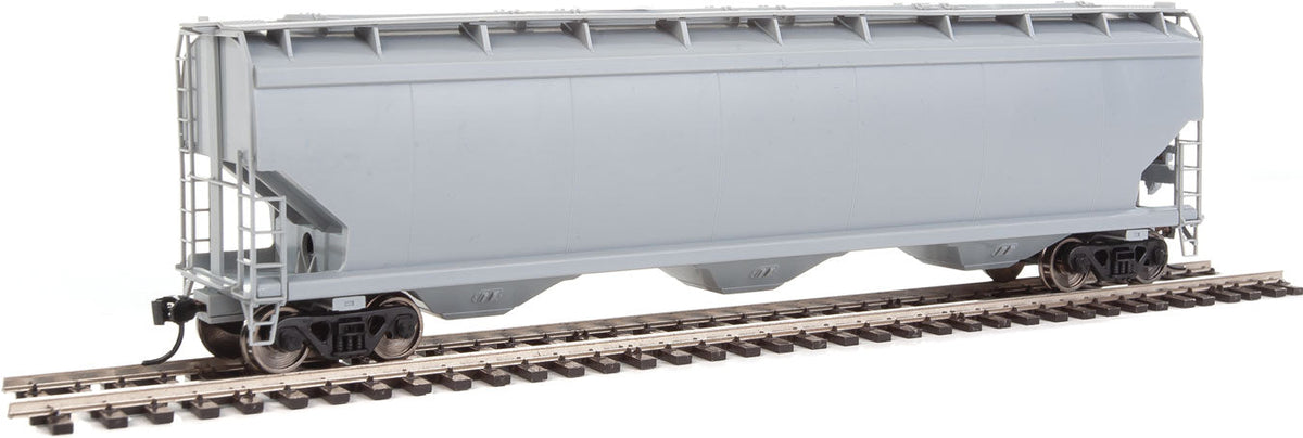 60' NSC 5150 3-Bay Covered Hopper - Ready to Run -- Undecorated-2