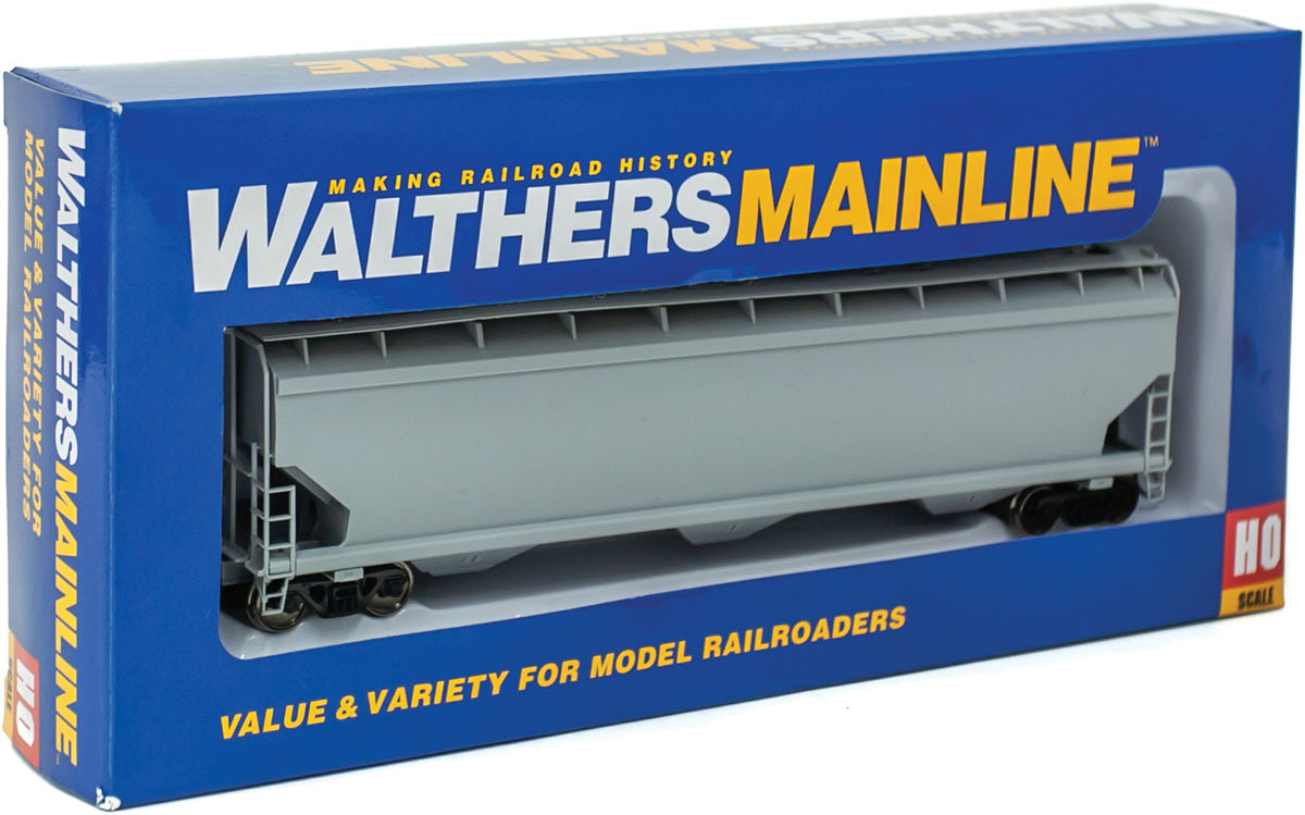 60' NSC 5150 3-Bay Covered Hopper - Ready to Run -- Undecorated-5