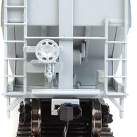 60' NSC 5150 3-Bay Covered Hopper - Ready to Run -- Canadian National #386445 (gray, black; Noodle Logo)