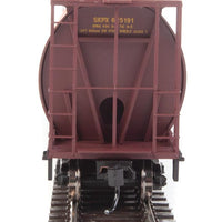 59' Cylindrical Hopper - Ready to Run -- Saskatchewan Grain Car Corporation SKPX #625191 (brown, orange, yellow)