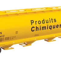 59' Cylindrical Hopper - Ready to Run -- Alcan UNPX #121412 (yellow, black; English & French lettering, round hatches