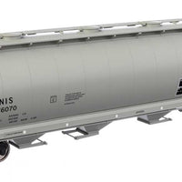 59' Cylindrical Hopper - Ready to Run -- Canadian National International Service CNIS #376070 (round hatches)