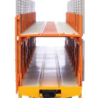 89' Flatcar w/Bi-Level Shielded Auto Rack - Ready to Run -- Illinois Central Gulf Rack / Trailer-Train Flatcar TTBX #965654