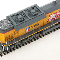 EMD SD70ACe - Standard DC -- Union Pacific(R) #8387 (Armour Yellow, gray, yellow sill, US Flag, High Head