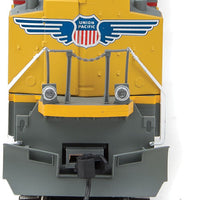 EMD SD70ACe - Standard DC -- Union Pacific(R) #8519 (Armour Yellow, gray; U.S. Flag, Building America Log