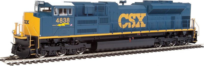 EMD SD70ACe - Standard DC -- CSX Transportation #4838 (blue, yellow, White Roof; U.S. Flag, Lightning Bol-1