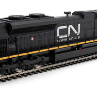 EMD SD70ACe - Standard DC -- Canadian National #8015 (red, black, white; Web site)