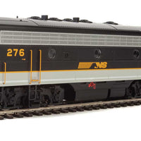 EMD F7 A-B Set - Standard DC -- Norfolk Southern #270, #276 (Tuxedo: black, Imitiation Aluminum, Dulux Gold)