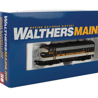 EMD F7 A-B Set - Standard DC -- Norfolk Southern #270, #276 (Tuxedo: black, Imitiation Aluminum, Dulux Gold)