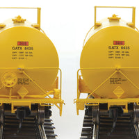 40' Trinity 14,000 Gallon Molten Sulfur Tank Car - Ready to Run -- General American GATX #8435 (yellow, Sulfur Service)