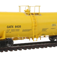 40' Trinity 14,000 Gallon Molten Sulfur Tank Car - Ready to Run -- General American GATX #8435 (yellow, Sulfur Service)
