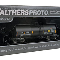 40' Trinity 14,000 Gallon Molten Sulfur Tank Car - Ready to Run -- First Union Rail NDYX #113506 (black, yellow, Sulfor Service)