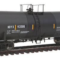 40' Trinity 14,000 Gallon Molten Sulfur Tank Car - Ready to Run -- First Union Rail NDYX #113506 (black, yellow, Sulfor Service)