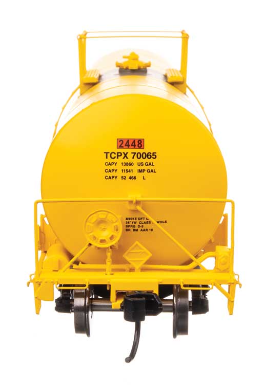 40' Trinity 14,000-Gallon Molten Sulfur Tank Car - Ready to Run -- TCPX #70065-3